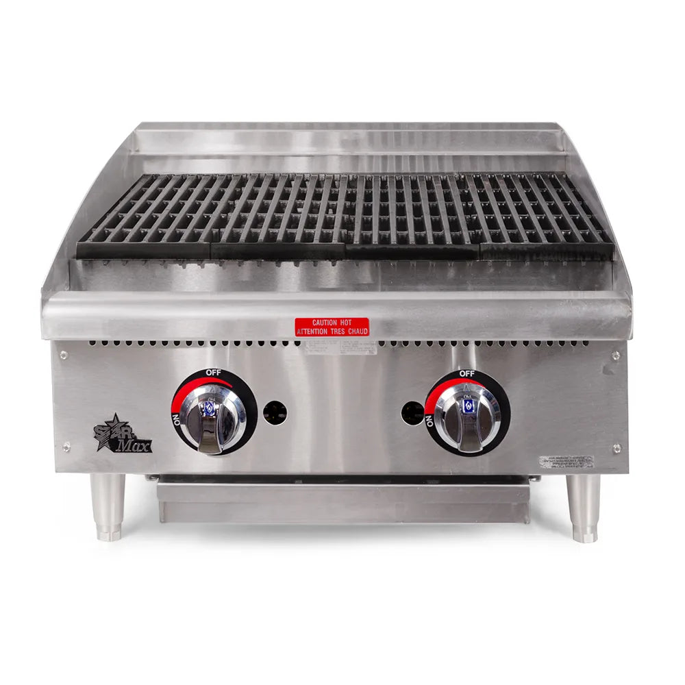 Star 6024CBF 24" Gas Charbroiler - Cast Iron Grate