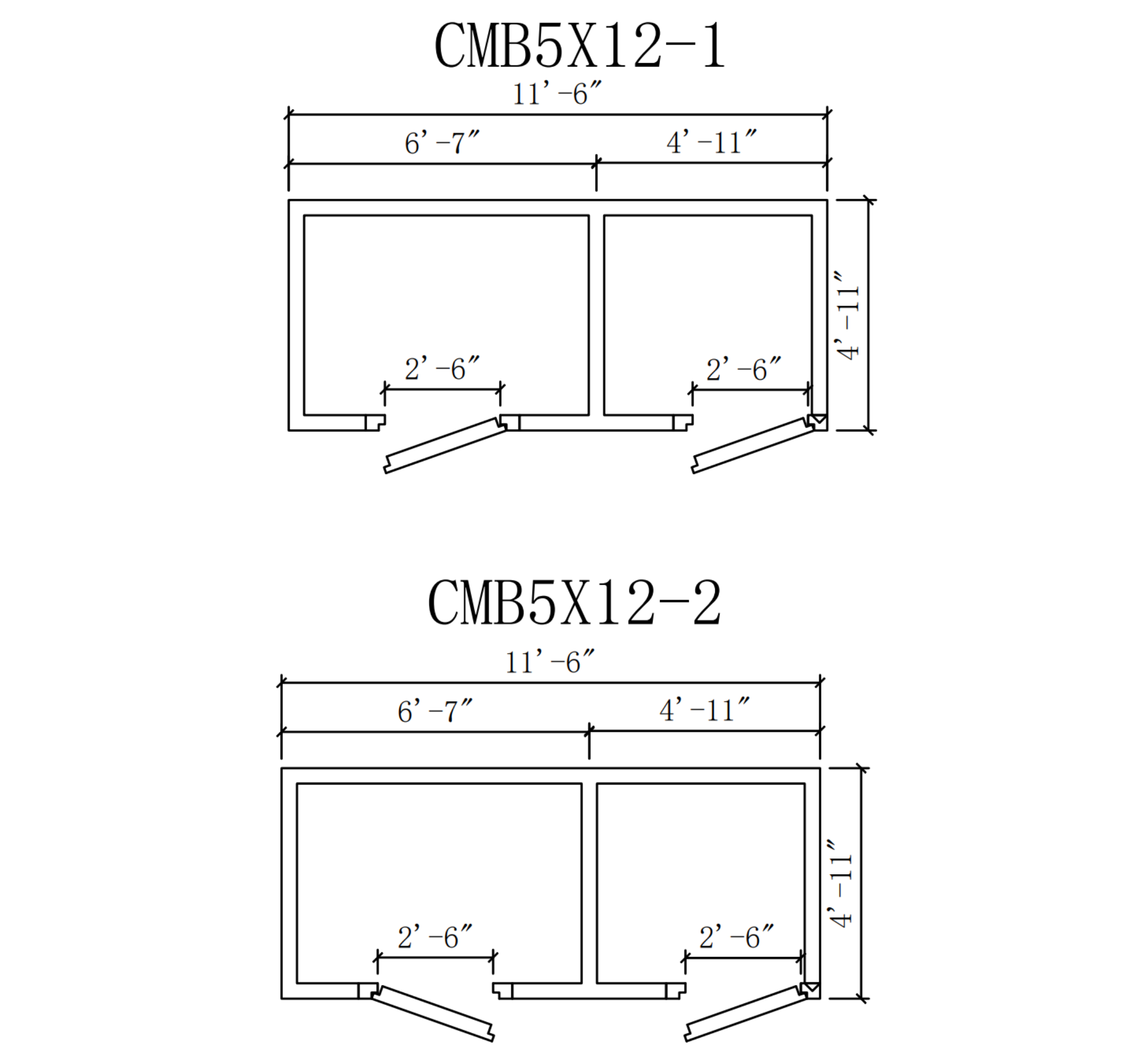 5' x 12' Astra Walk-In Combo Cooler & Freezer With Floor