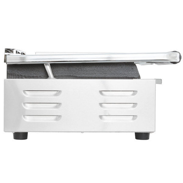 Globe GSGDUE10 Bistro Series Double Sandwich Grill with Smooth Plates - 20" x 10" Cooking Surface - 208/240V, 3200W