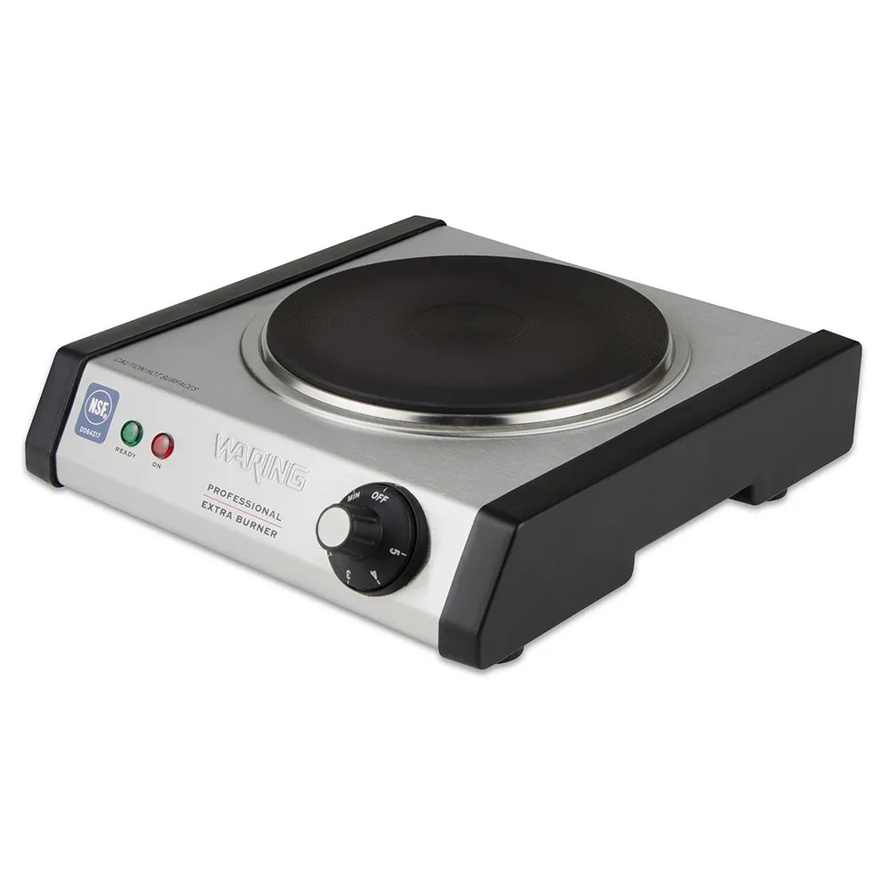 Waring  WEB300 Single Burner Solid Top Countertop Range - 1300W