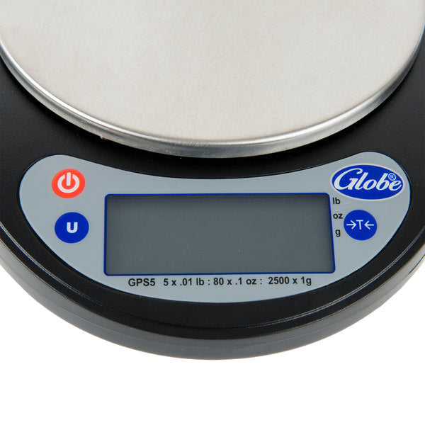 Globe GPS5 5 lb. Portion Control Scale with Ingredient Bowl