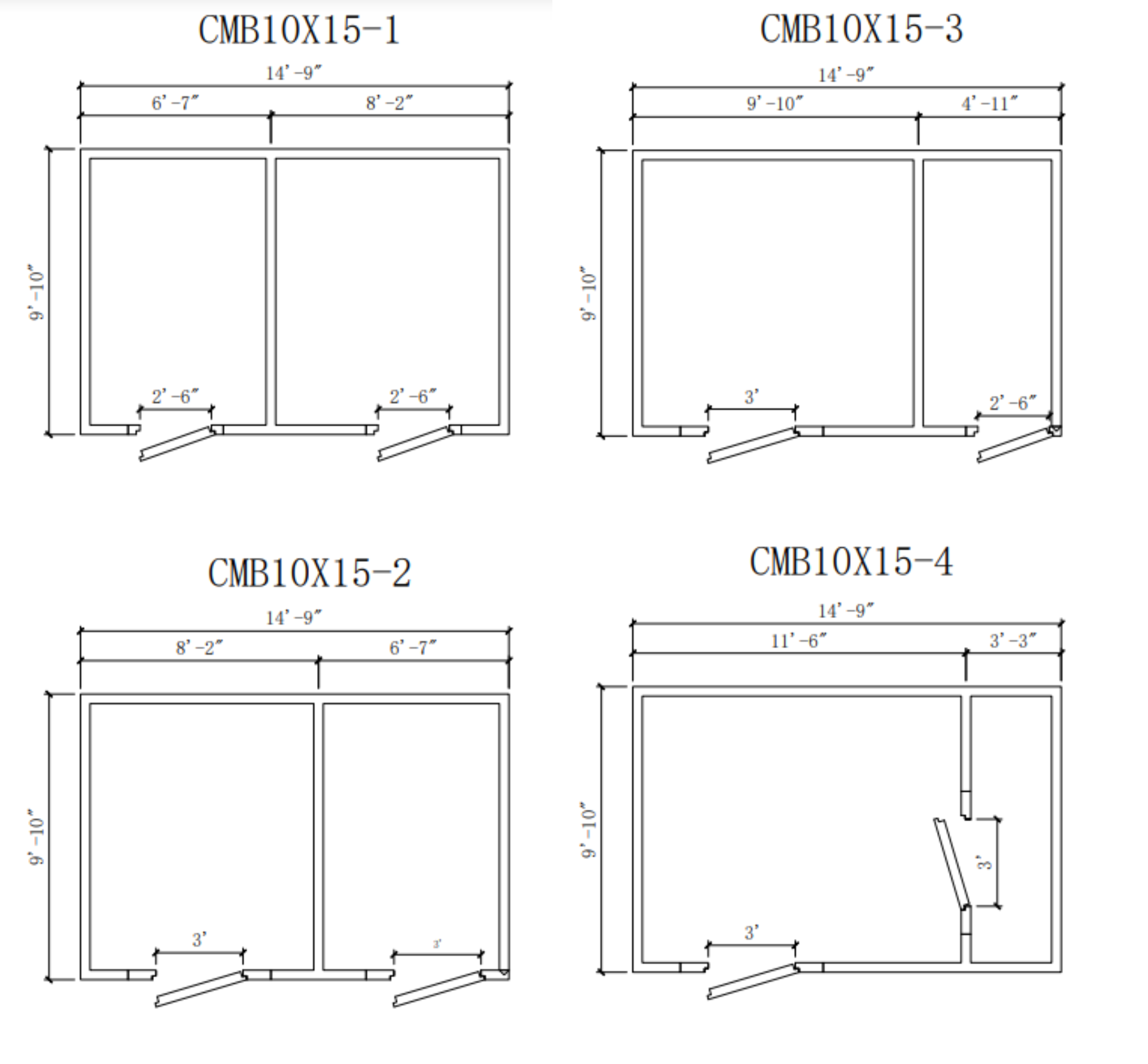 10' x 15' Astra Walk-In Combo Cooler & Freezer With Floor