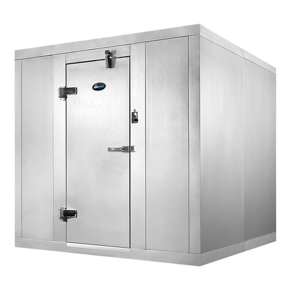 Amerikooler QC060677**F 6' x 6' x 7' 7" Quick Ship Indoor Box Only Walk-In Cooler with Aluminum Floor