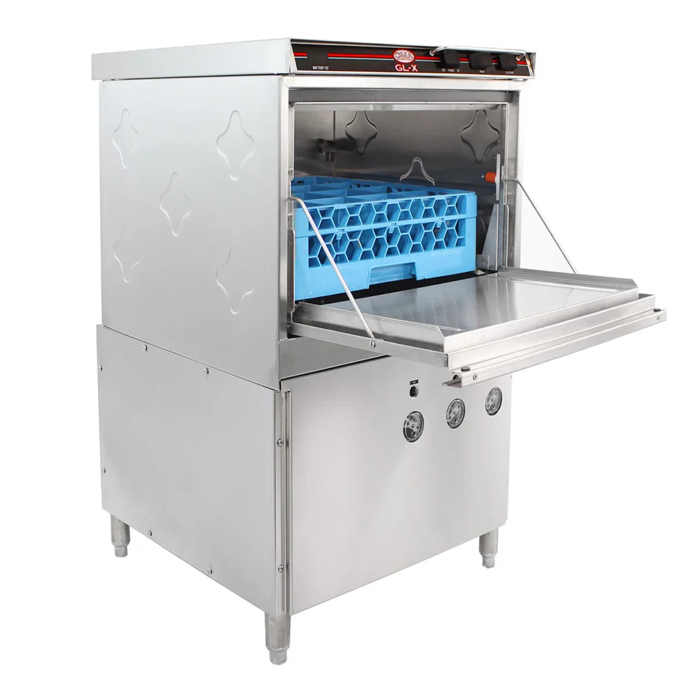 CMA H-1X High Temp Rack Undercounter Glass Washer w/ (24) Racks/hr Capacity