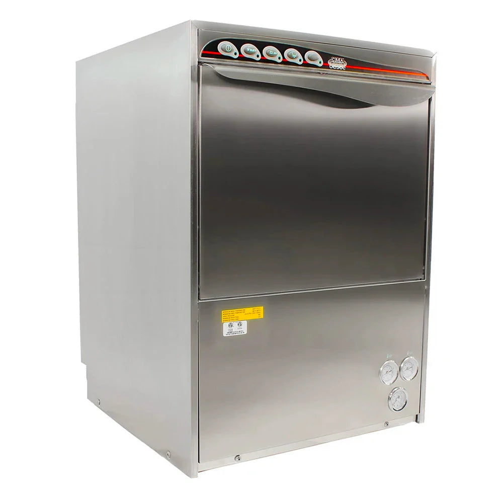 CMA UC50E High Temp Undercounter Dishwasher With Booster Heater