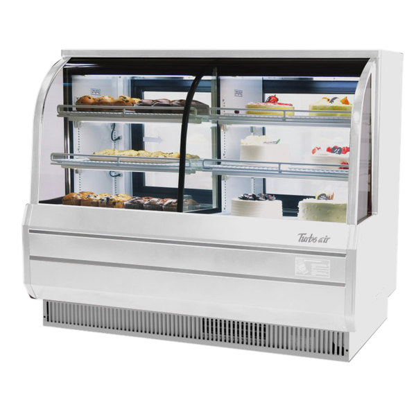 Turbo Air TCGB-60CO-W-N 5' Ref. & Dry Bakery Case - White