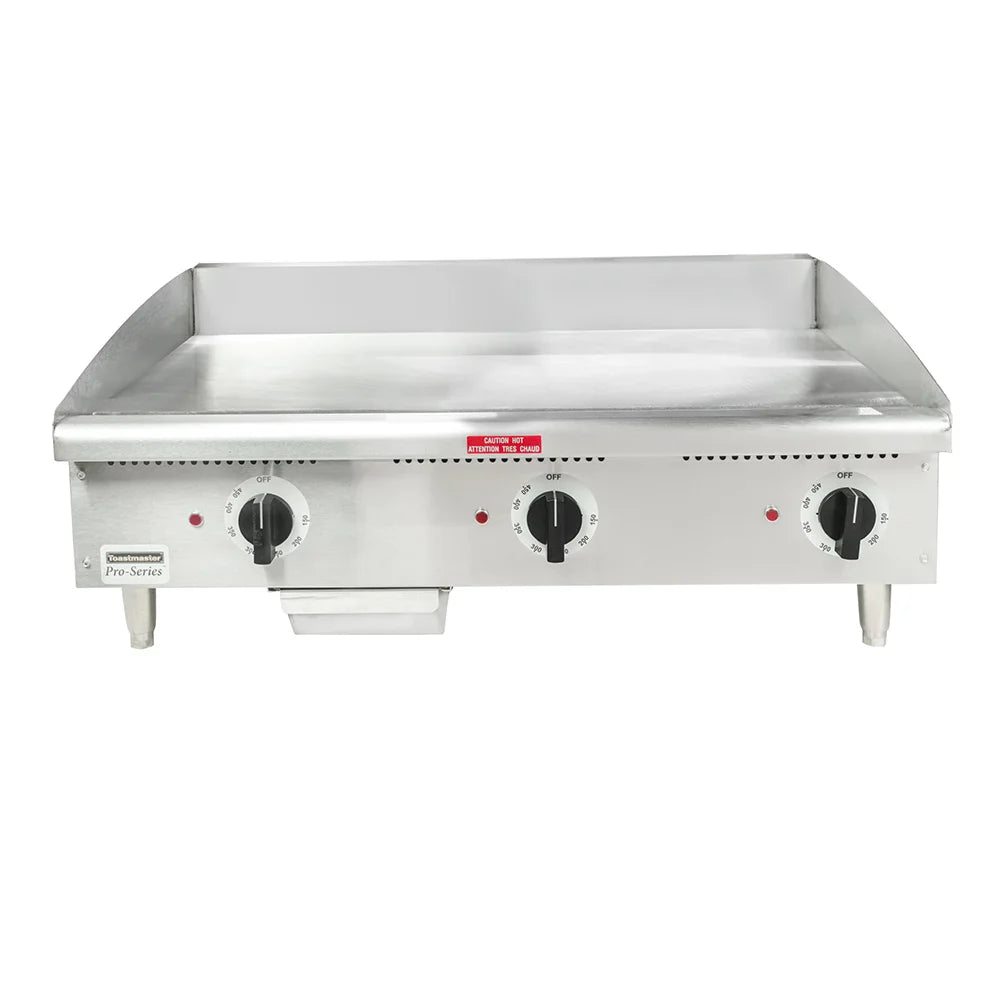 Toastmaster  TMGE36 36" Electric Griddle w/ Thermostatic Controls - 3/4" Steel Plate