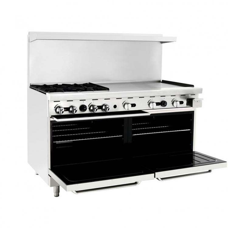 Atosa AGR-4B36GR 60" Commercial Gas Range 4 Burner - NG