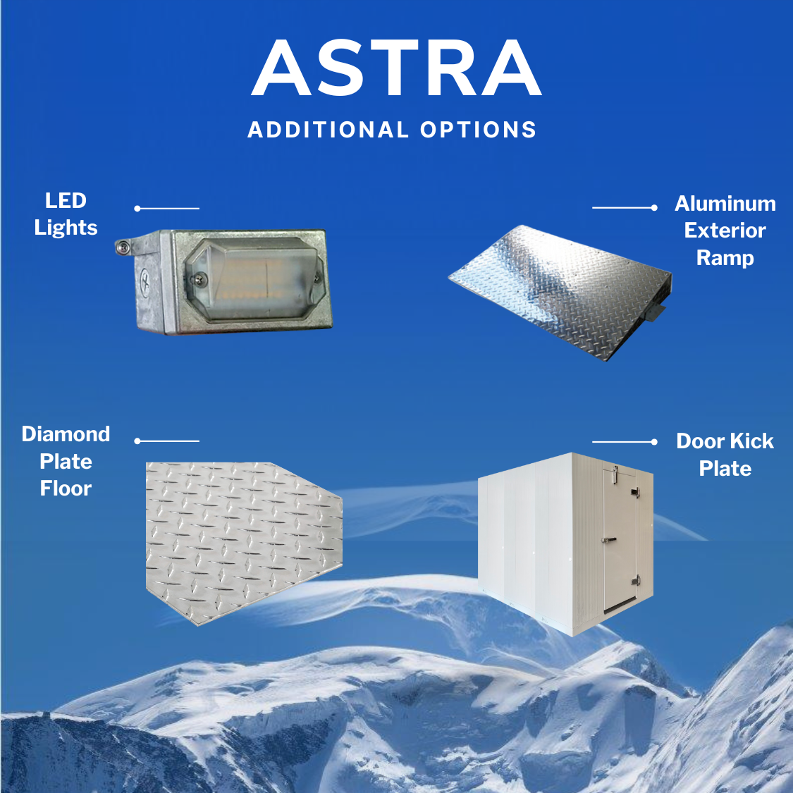 Astra Walk-in Cooler Add ons