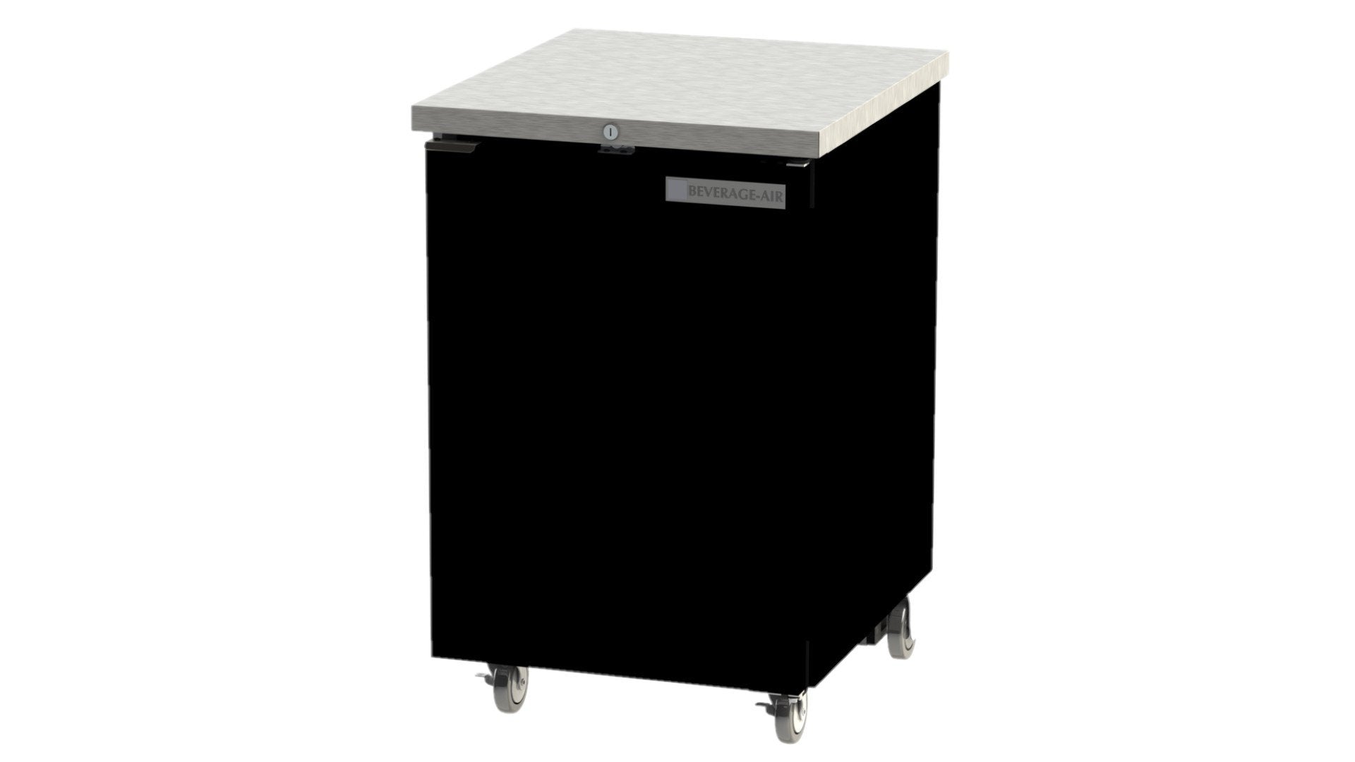 Beverage Air BB24HC-1-B Back Bar Refrigerator Black