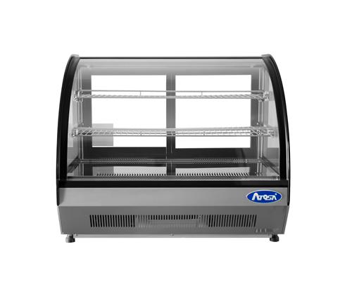 Atosa CRDC-35 Countertop Refrigerated Display Curved, 3.5 Cu.Ft