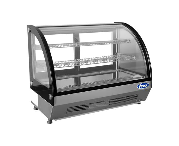 Atosa CRDC-46 Countertop Refrigerated Display Curved, 4.6 Cu.Ft