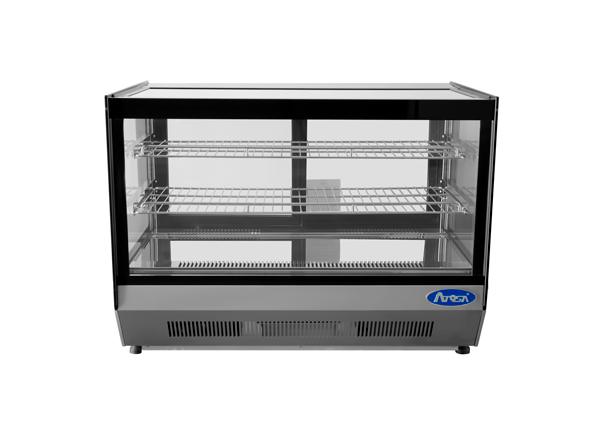 Atosa CRDS-42 Countertop Refrigerated Display Square, 4.2 Cu.Ft