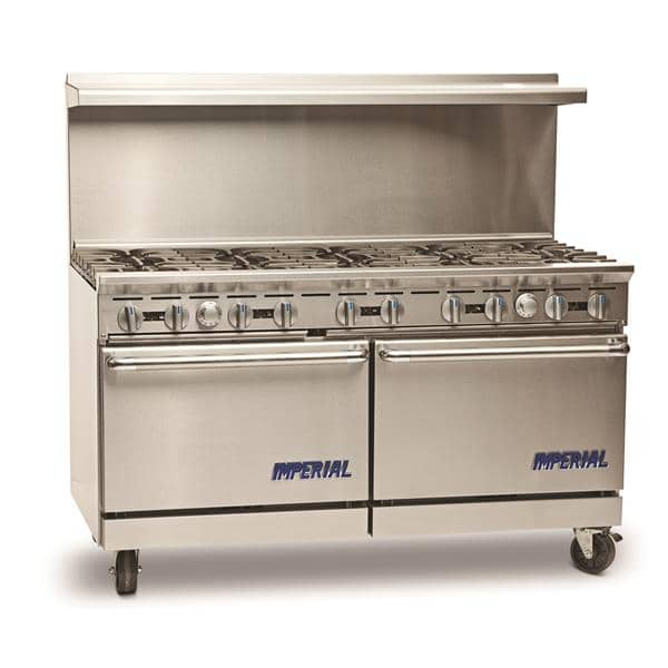 Imperial IR-10-CC-NG 60" 10 Burner Gas Range with (2) Convection Ovens, Natural Gas