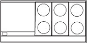 Imperial IR-6-G24T-E-C 60" 6 Round Plate Electric Range with 24" Griddle, (1) Standard and (1) Convection Oven