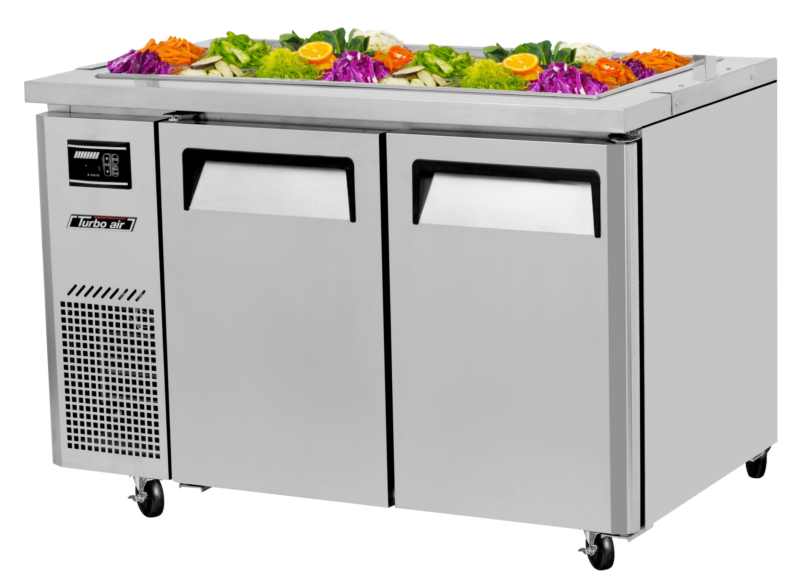 Turbo Air JBT-48-N 2 Solid Doors Buffet Table, Side Mount