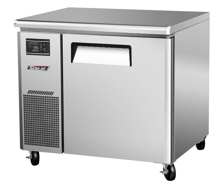 Turbo Air JUF-36-N 1 Solid Door Undercounter Freezer, Side Mount