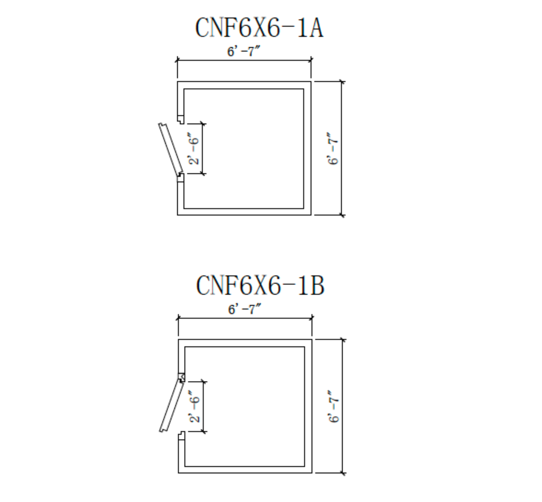 6' x 6' Astra Walk-In Cooler No Floor