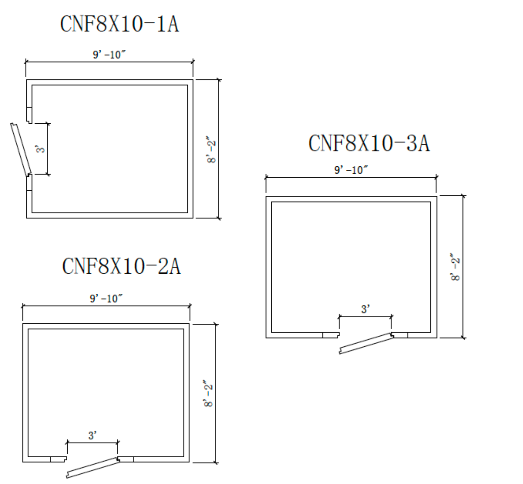 Astra 8 x 10 Walk-In Cooler No Floor