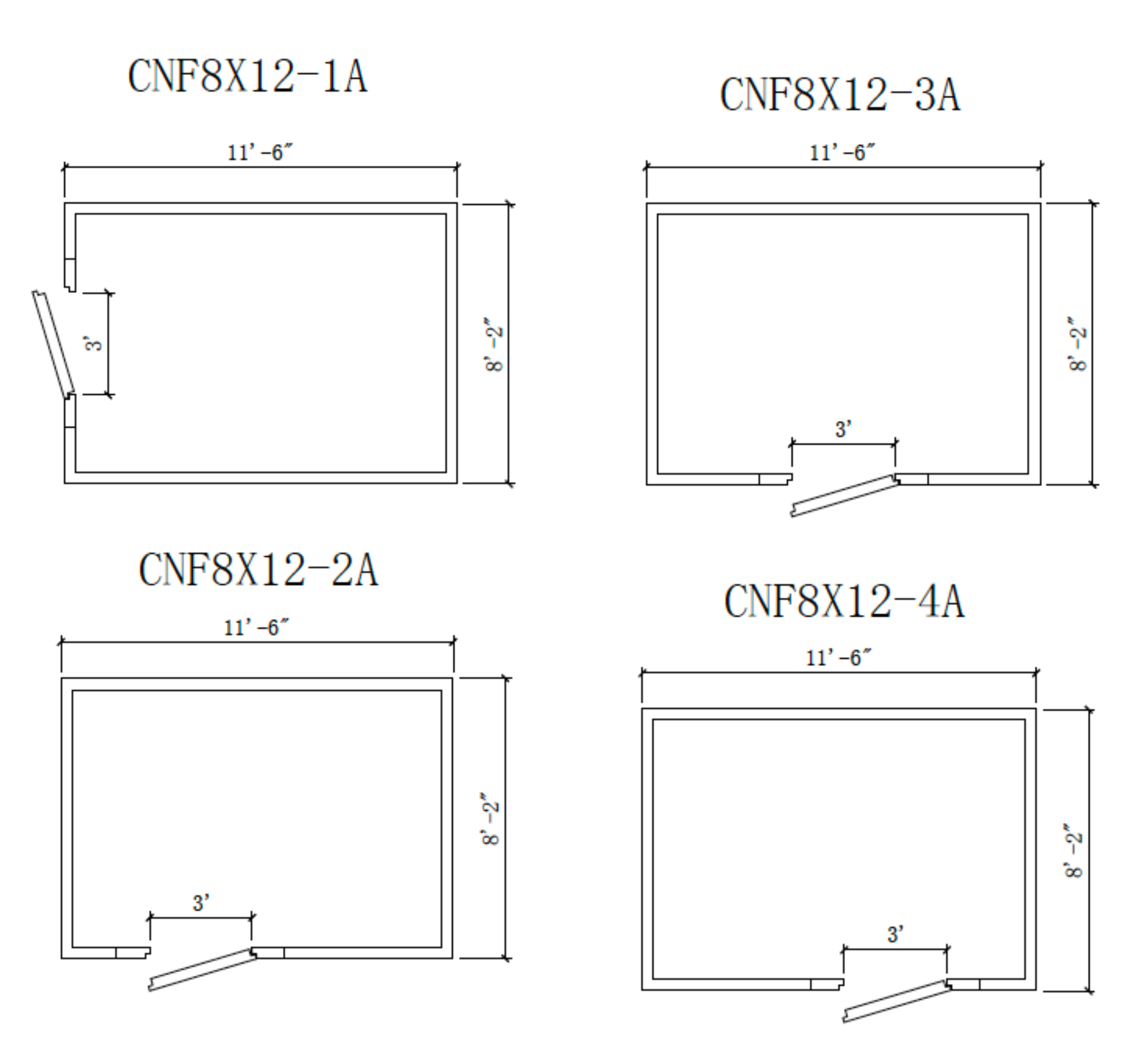 Astra 8 x 12 Walk-In Cooler No Floor