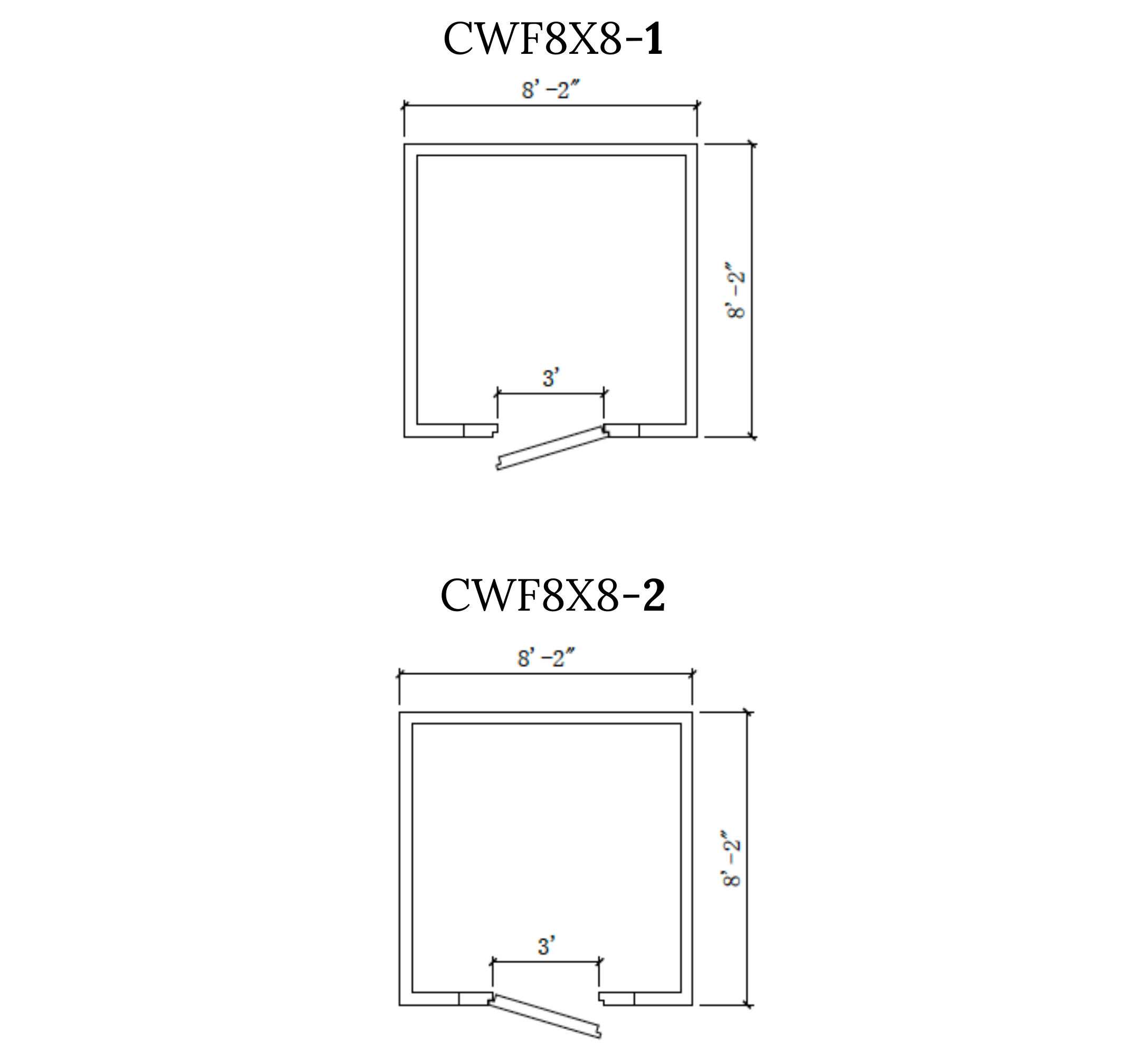 Astra 8 x 8 Walk-In Cooler with Floor