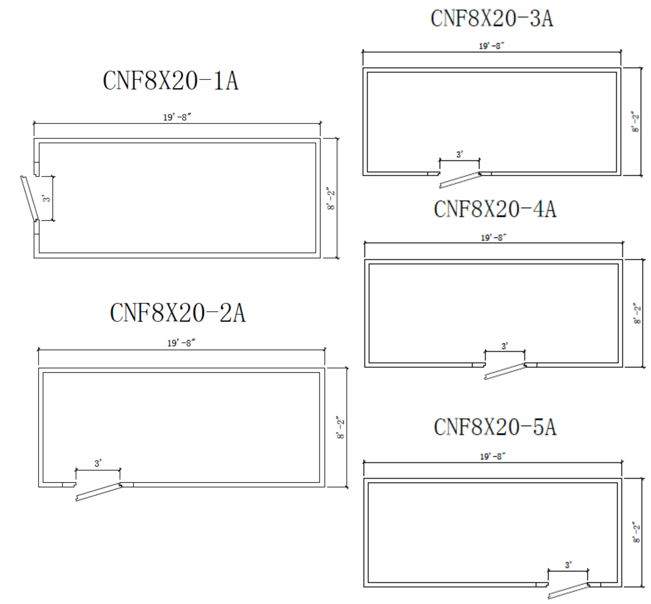 8' x 20' Astra Walk-In Cooler No Floor