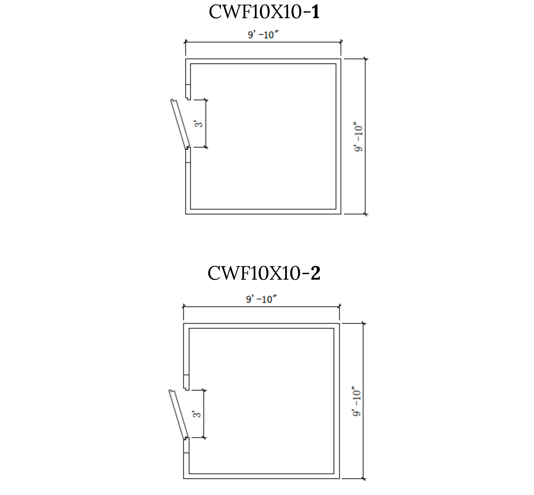 Astra 10 x 10 Walk-In Cooler with Floor