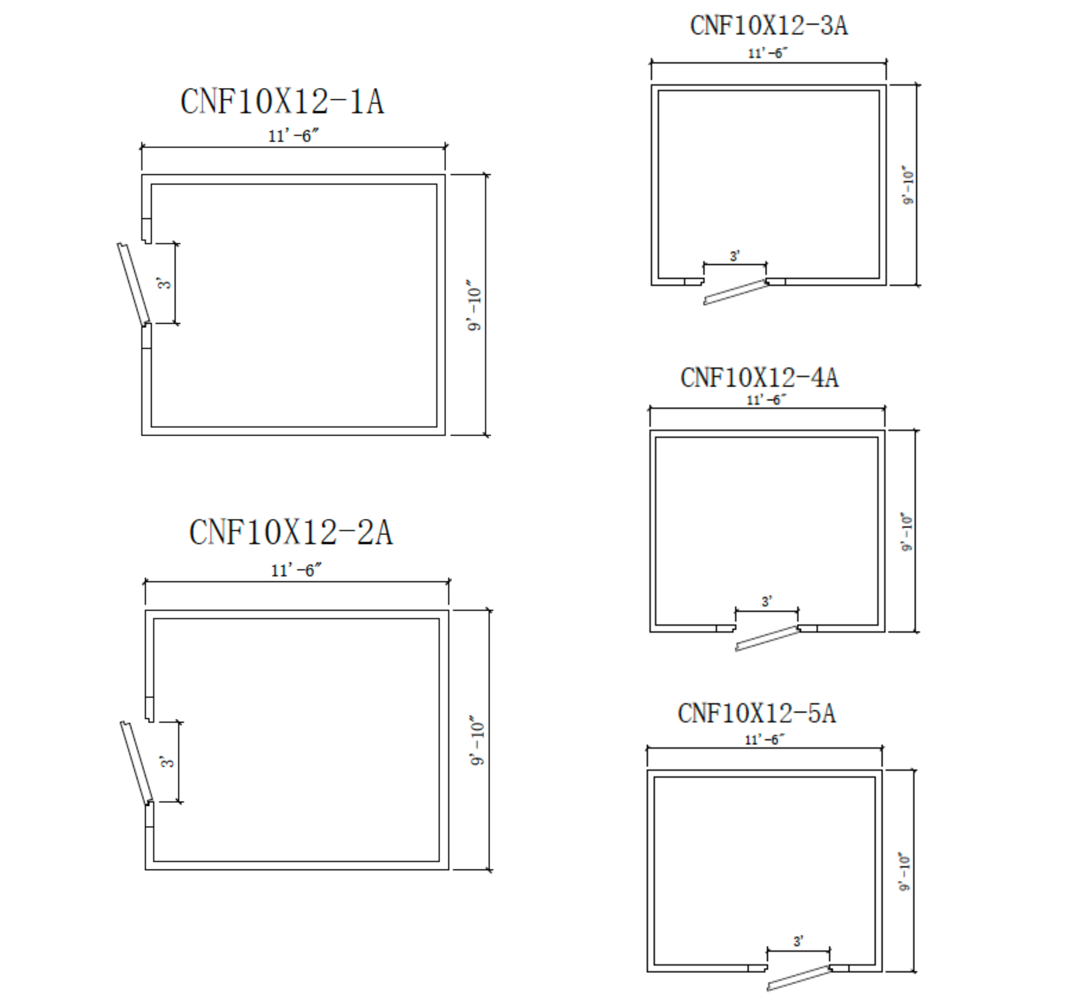 Astra 10 x 12 Walk-In Cooler No Floor