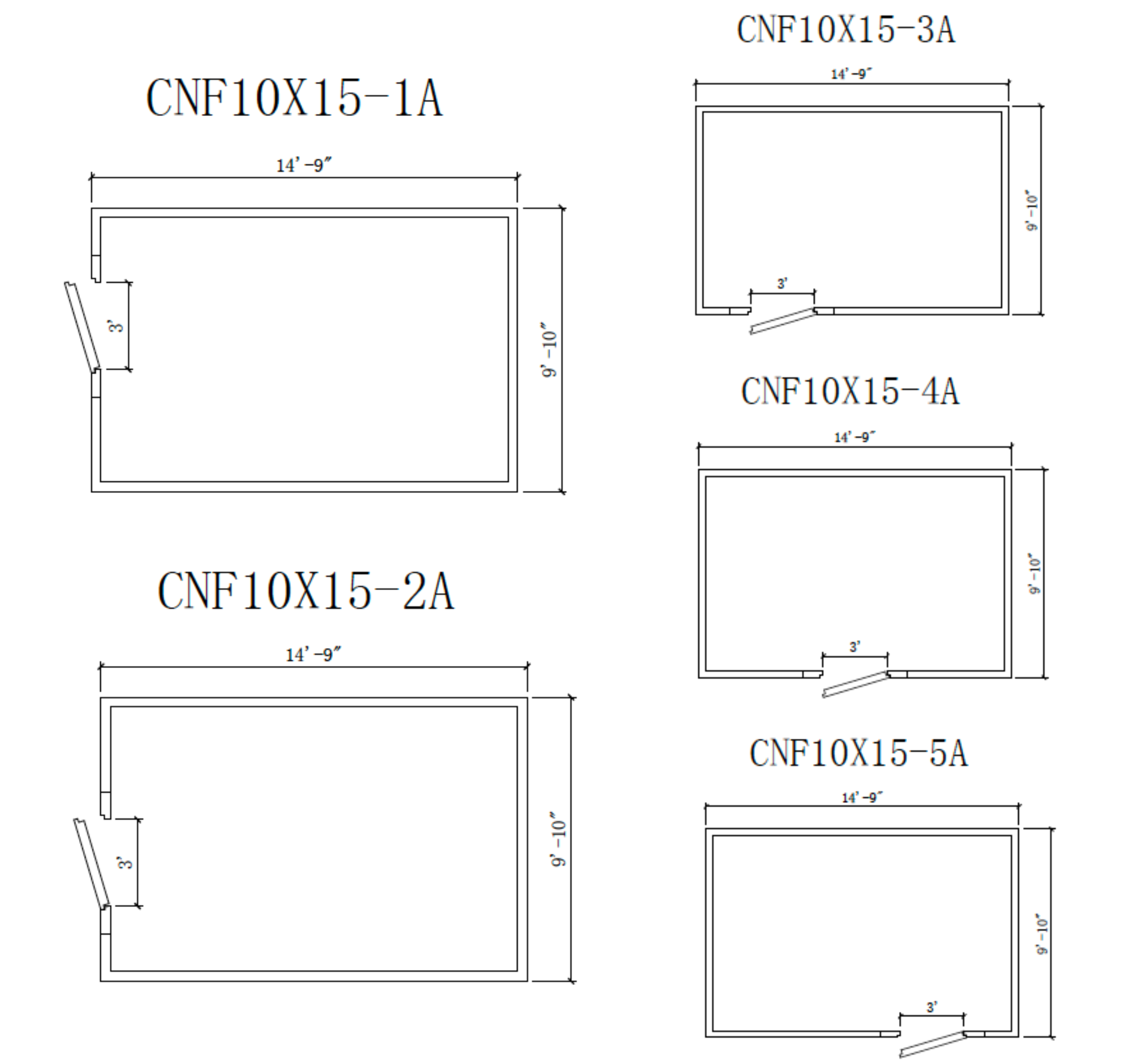 Astra 10 x 15 Walk-In Cooler No Floor