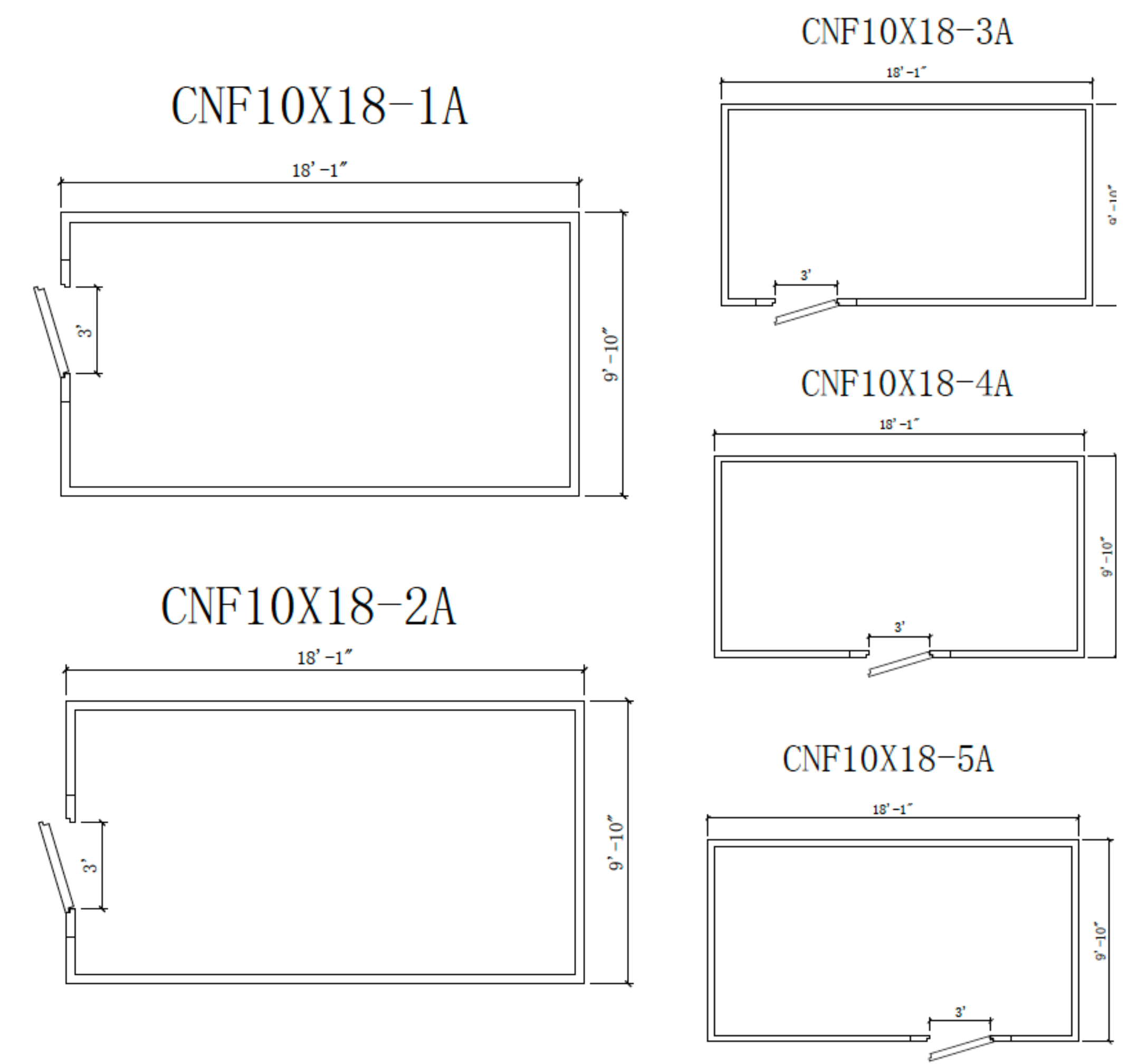 Astra 10 x 18 Walk-In Cooler No Floor