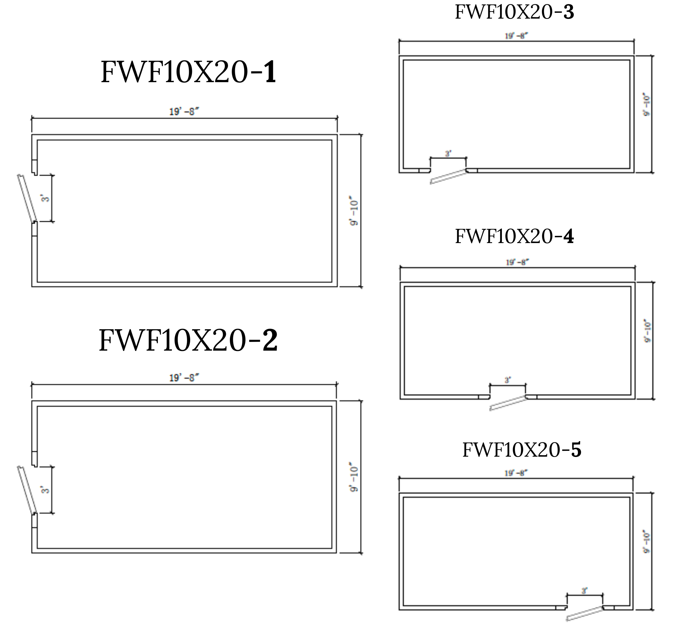 Astra 10 x 20 Walk-In Freezer with Floor