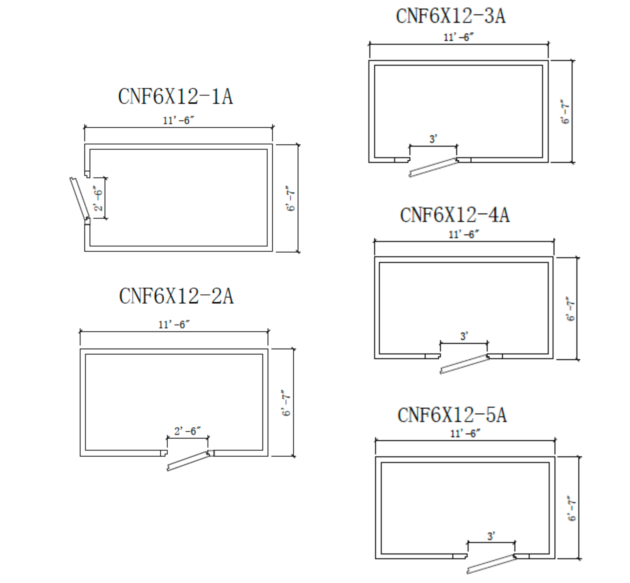 6' x 12' Astra Walk-In Cooler No Floor