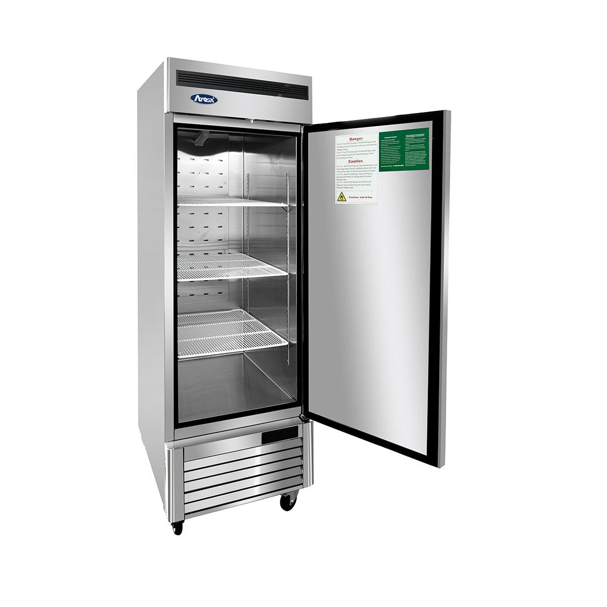 Atosa MBF8501GR Bottom Mount One  Door Freezer Right Hinged