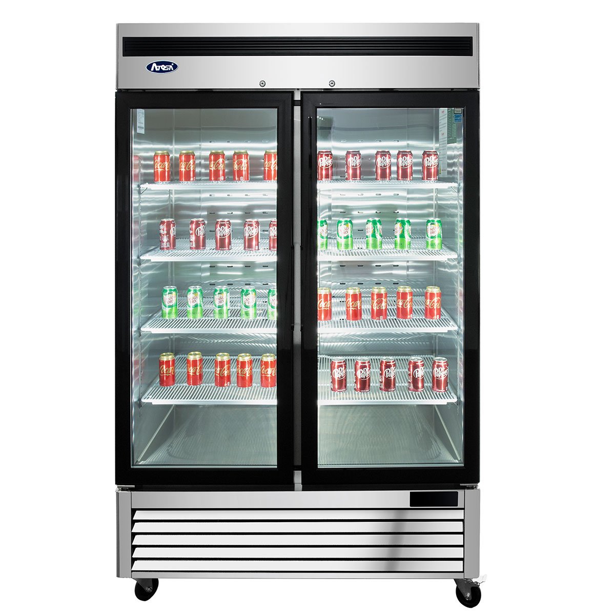 Atosa MCF8703ES Bottom Mount Two Glass Door Freezer