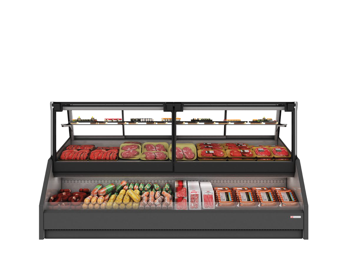 Atlantic® VCC08 Cooper Combination Deli Case, 8'