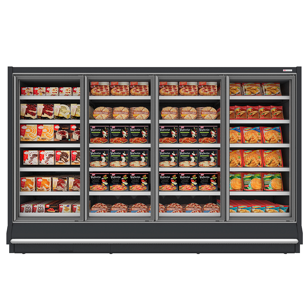 Atlantic® VRO812D Roca Glass Door Freezer, Remote, 2 Door