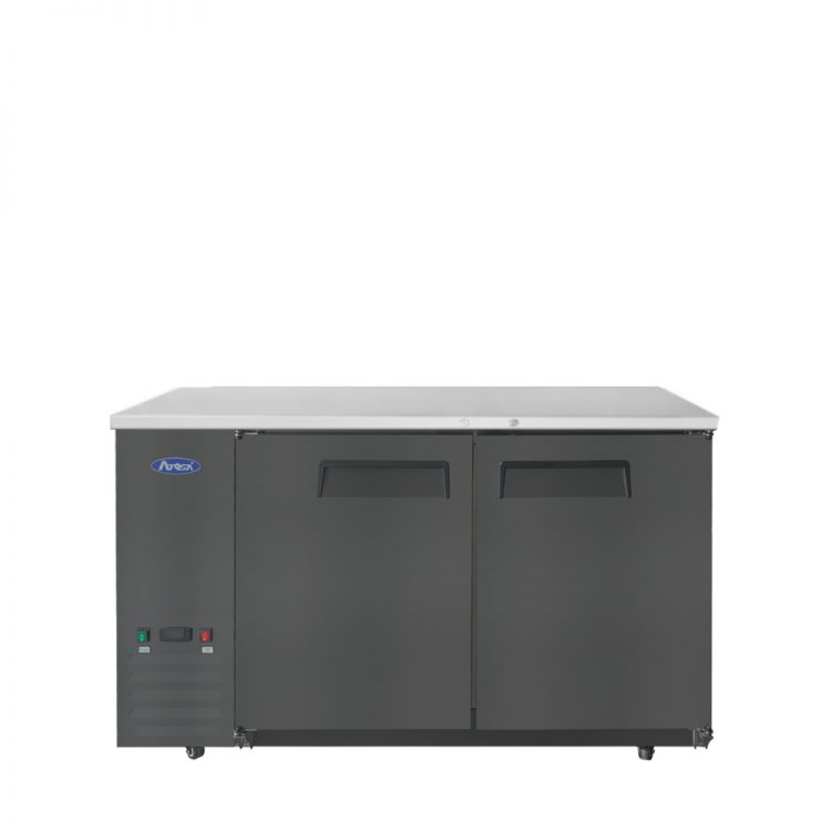 Atosa SBB59GRAUS2 59" Back Bar Coolers, Black Exterior