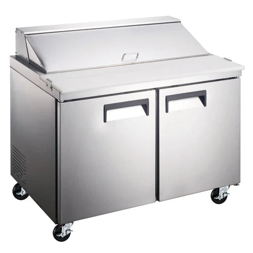 Coldline SP48 48" Bain Marie Sandwich Prep Table - 12 Pans