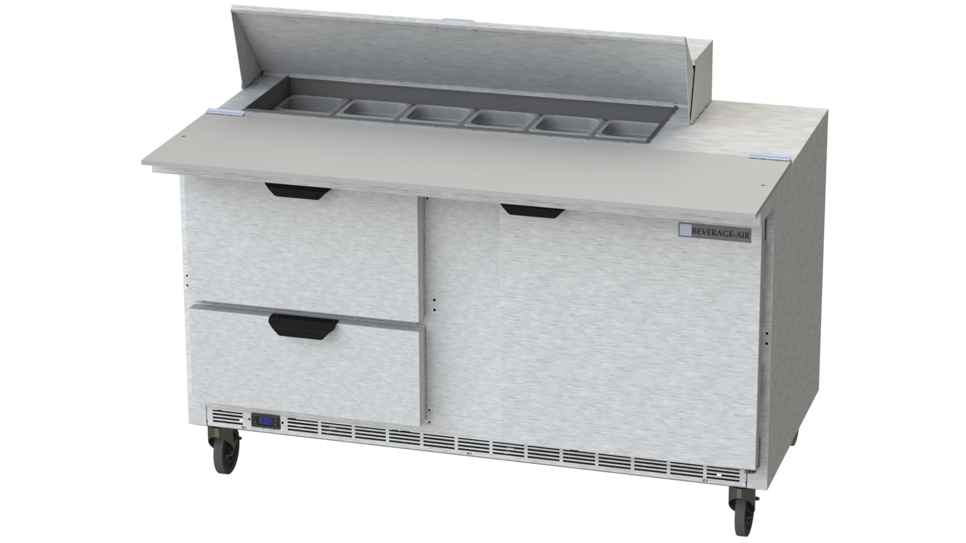 Beverage Air SPED60HC-12C-2 Sandwich/Salad Prep Table 60"