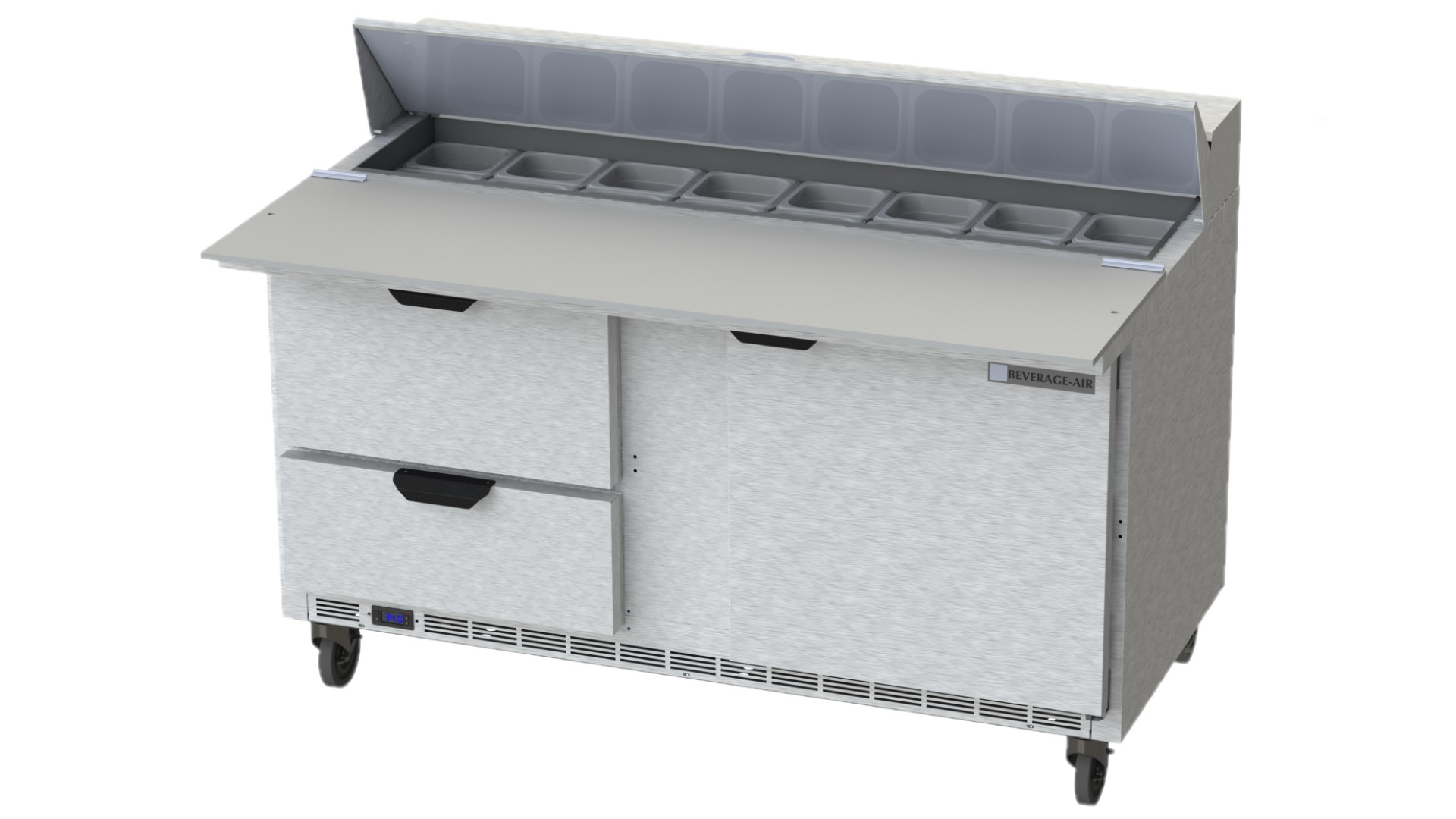 Beverage Air SPED60HC-16C-2 Sandwich/Salad Prep Table 60"