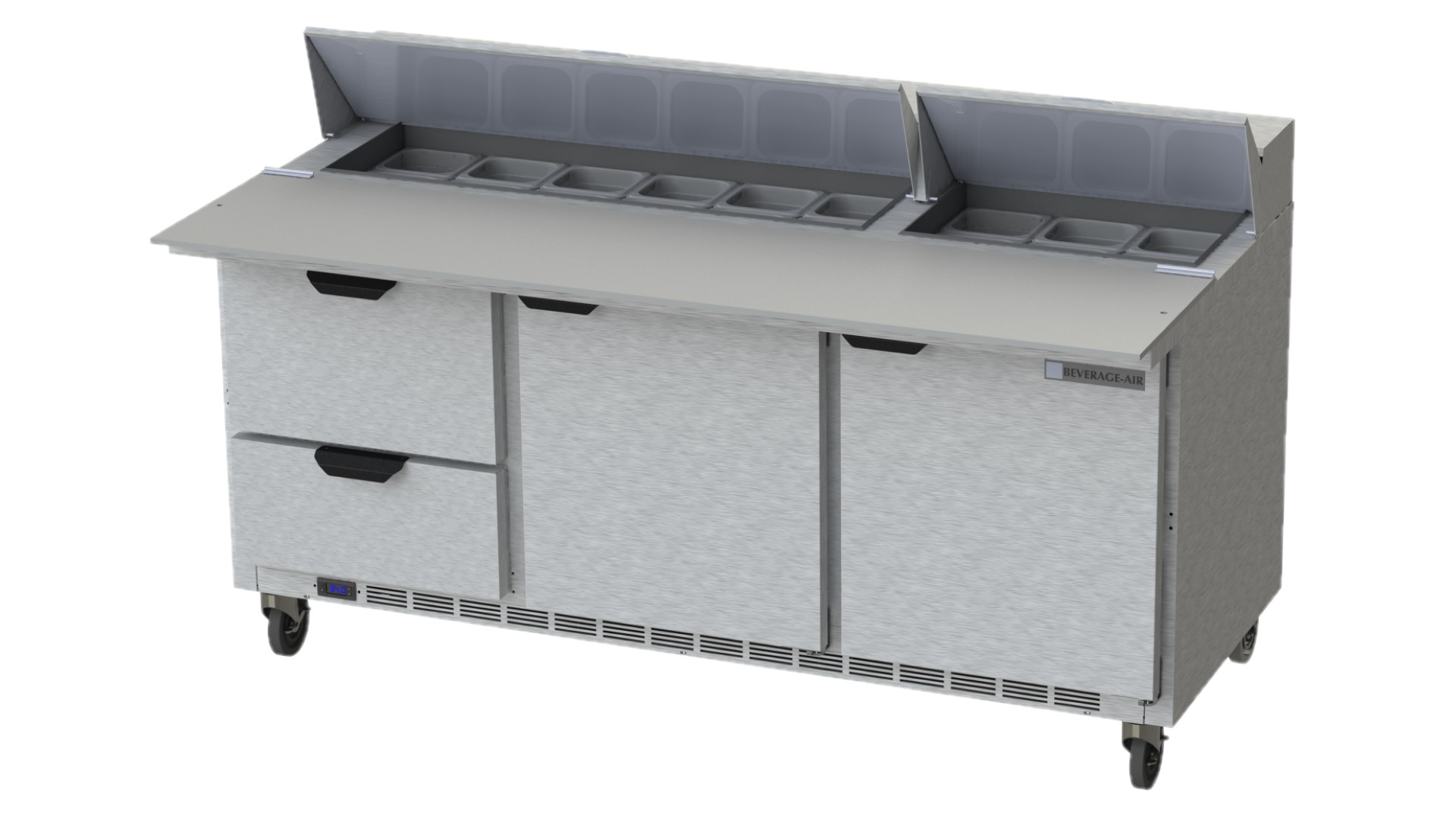 Beverage Air SPED72HC-18C-2 Sandwich/Salad Prep Table 72"