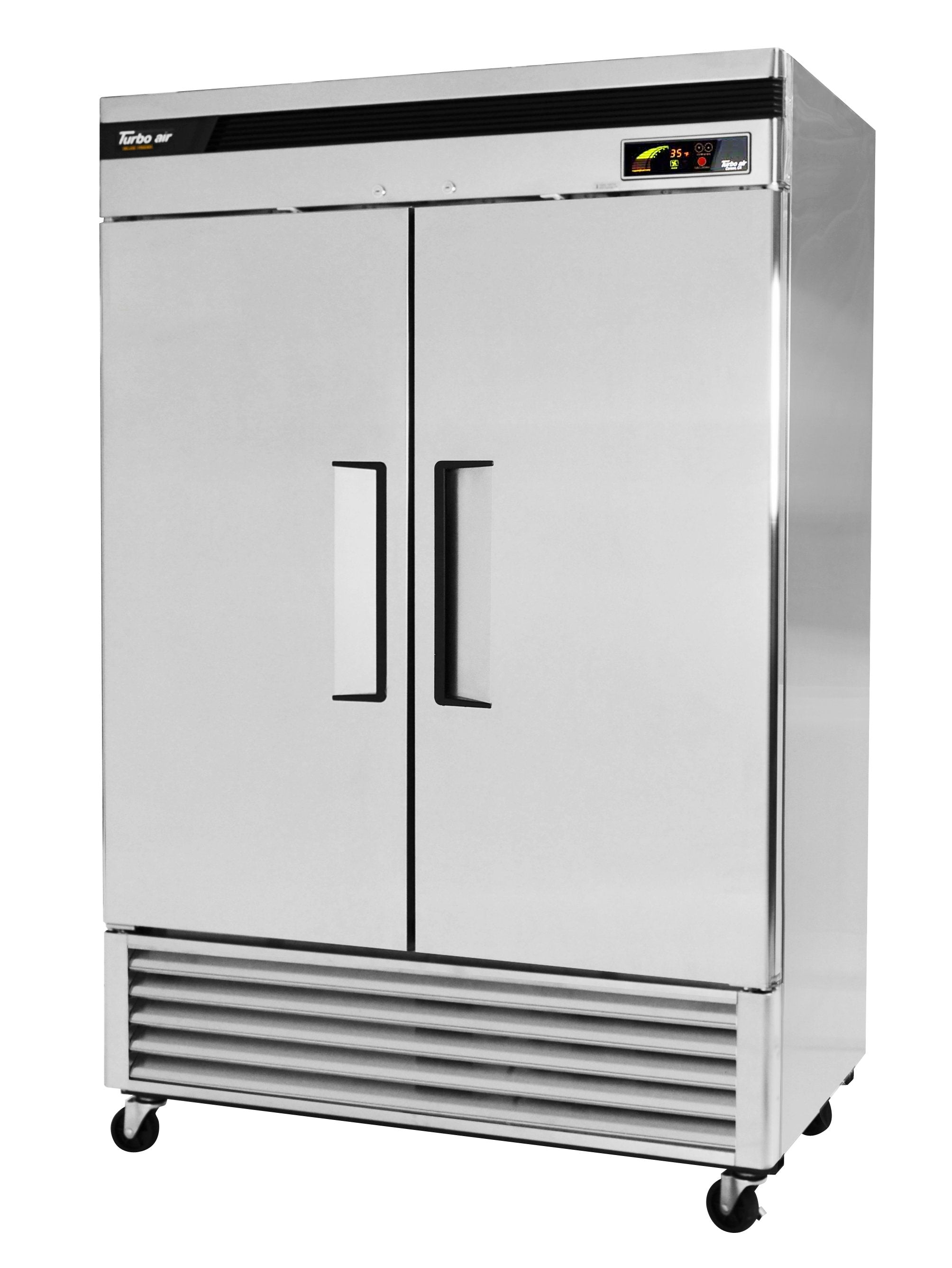 Turbo Air TSF-49SD-N 2 Solid Doors Freezer, Bottom Mount