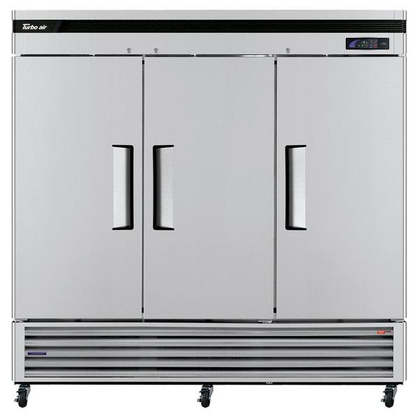 Turbo Air TSF-72SD-N 3 Solid Doors Freezer, Bottom Mount