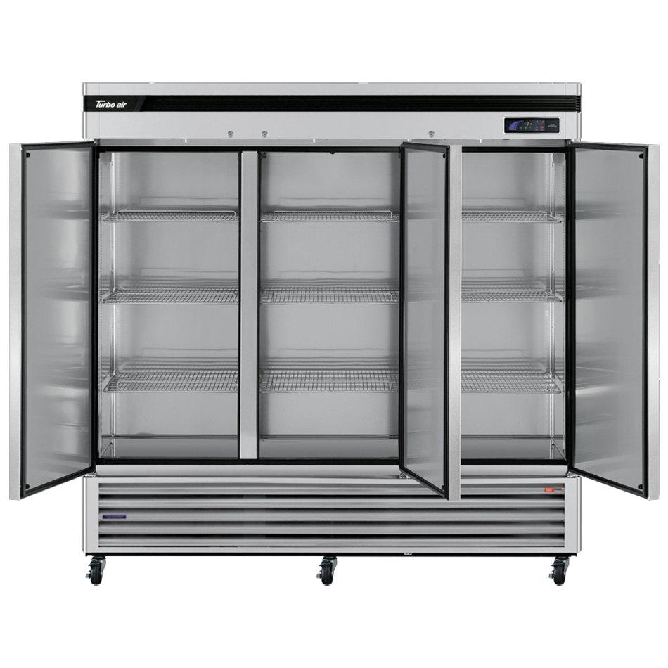 Turbo Air TSF-72SD-N 3 Solid Doors Freezer, Bottom Mount