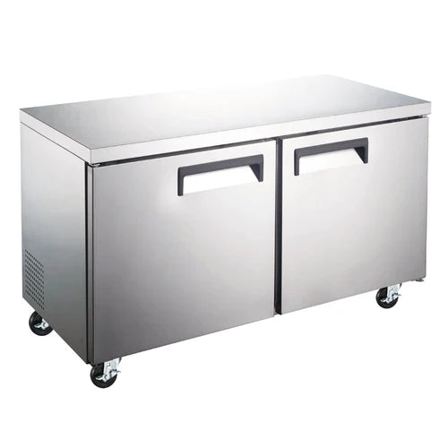 Coldline UC-60F 60” Undercounter Work Top Freezer - 15 Cu. Ft.