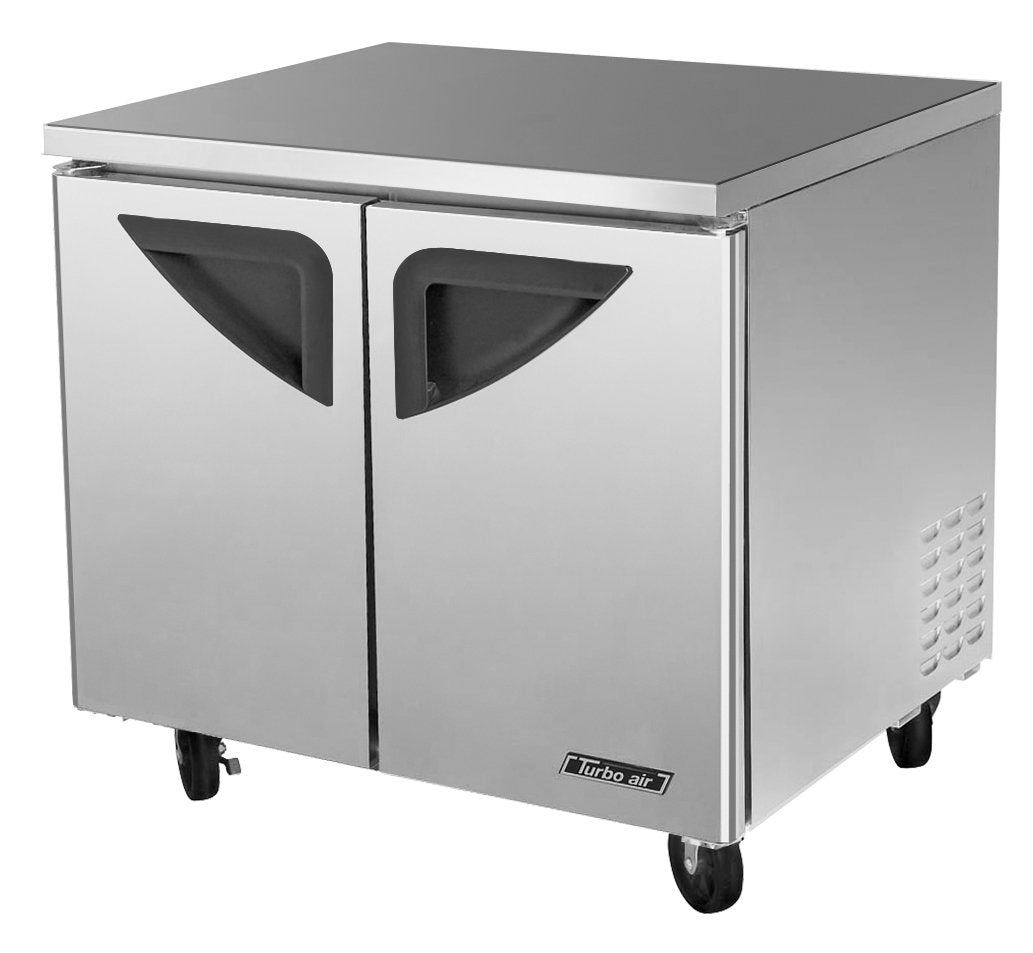 Turbo Air TUF-36SD-N 2 Solid Door Undercounter Freezer