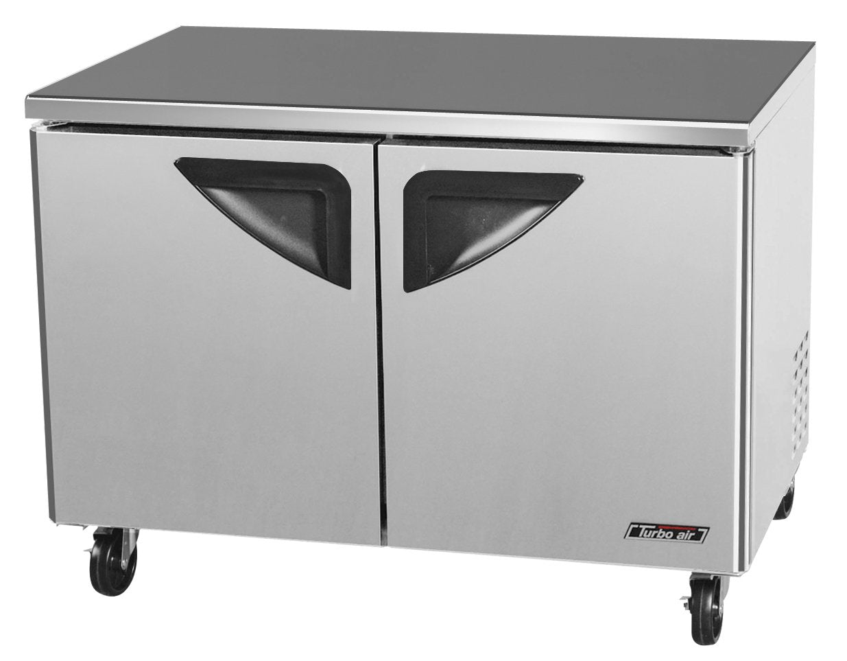 Turbo Air TUF-48SD-N 2 Solid Doors Undercounter Freezer