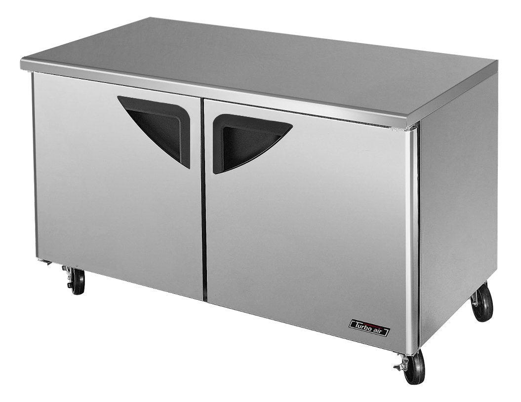 Turbo Air TUF-60SD-N 2 Solid Doors Undercounter Freezer