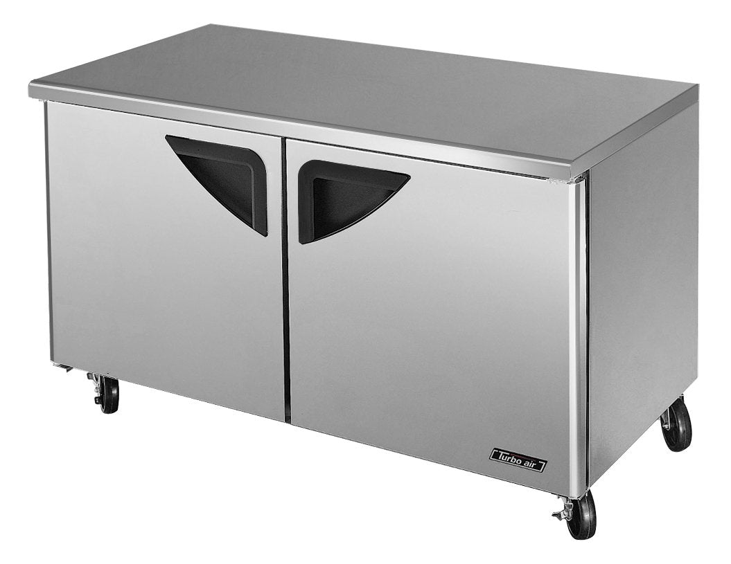 Turbo Air TUR-60SD-N 2 Solid Doors Undercounter Refrigerator