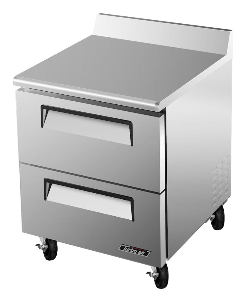 Turbo Air TWF-28SD-D2-N 2 Drawers Worktop Freezer